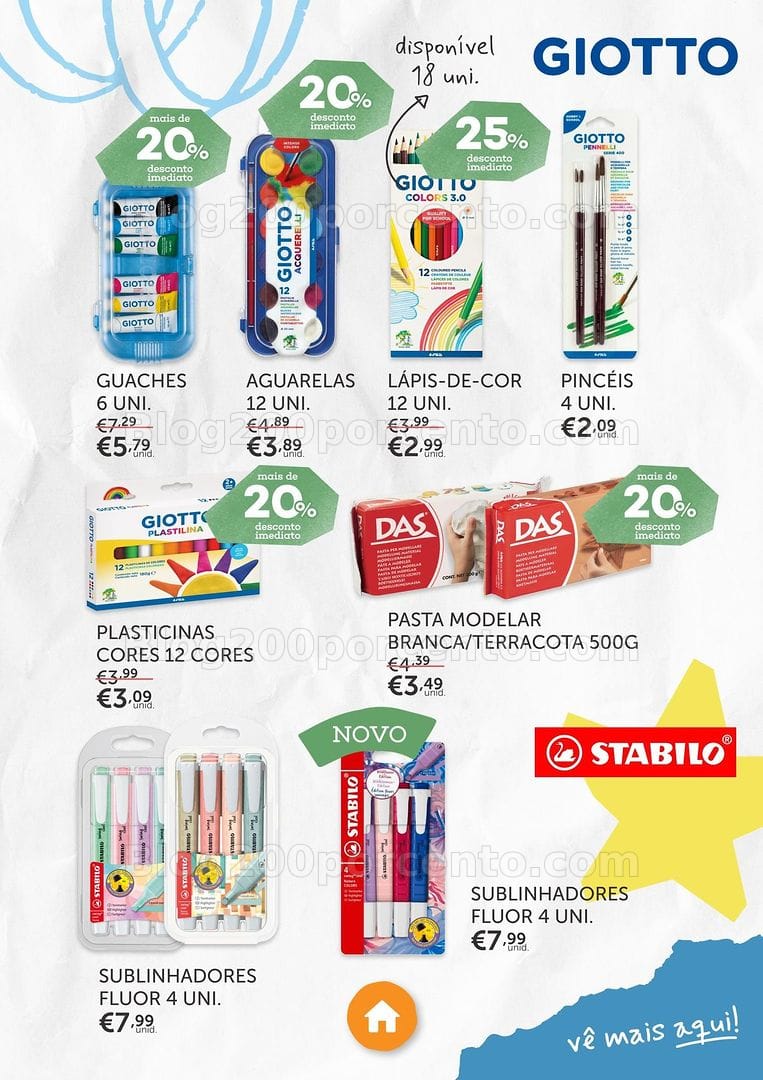 Antevisão Folheto NOTE Regresso às Aulas Promoções até 21 setembro